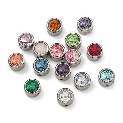 304 нержавеющая сталь k9 стекло прозрачные стеклянные бусины, круглые