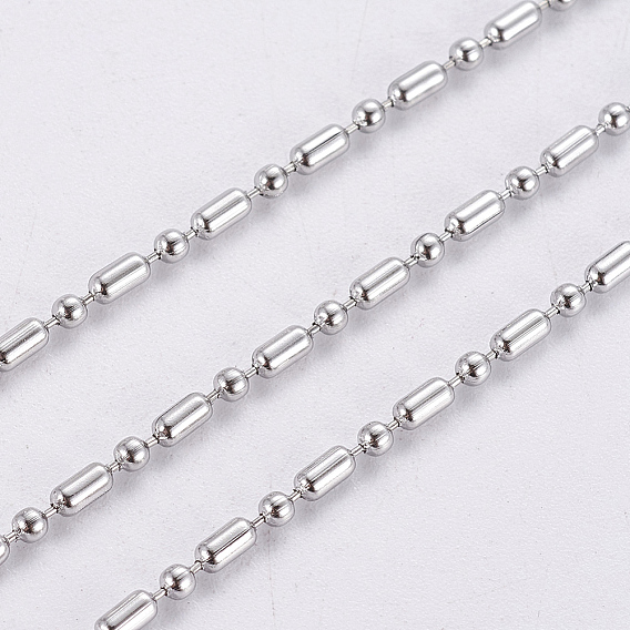 304 из нержавеющей стальной шарик цепочки, с катушкой, круглый с овалом