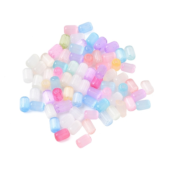 68шт 10г стеклянные бусины кошачий глаз, колонка