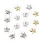 Brass Brass Cabochons, Filling Material for Epoxy Resin Craft Art, with Rhinestone Settings, Star