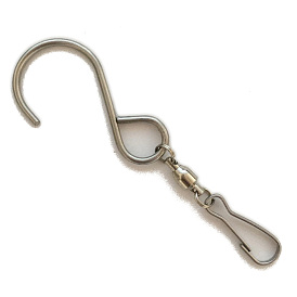 304 поворотный крюк из нержавеющей стали, подвески для подвесок в виде колокольчиков для украшения дома