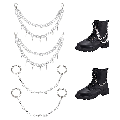 2 шт. алюминиевые цепи для ремней безопасности, с подвеской из сплава и кольцами затвора из сплава, разнообразные