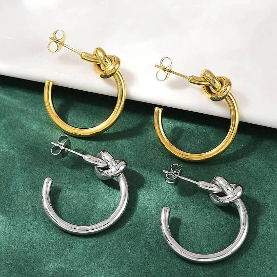 304 серьги-гвоздики из нержавеющей стали, ионное покрытие (ip)