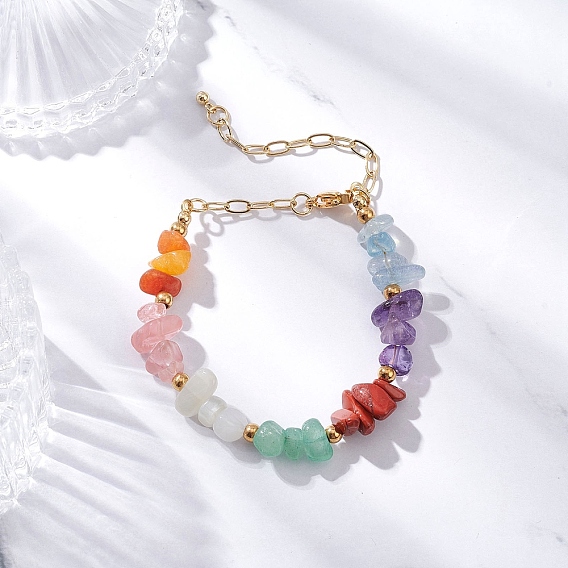 Браслеты из натуральных драгоценных камней и бусин для женщин