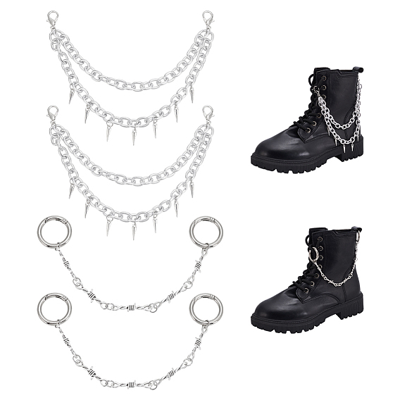 2 шт. алюминиевые цепи для ремней безопасности, с подвеской из сплава и кольцами затвора из сплава, разнообразные