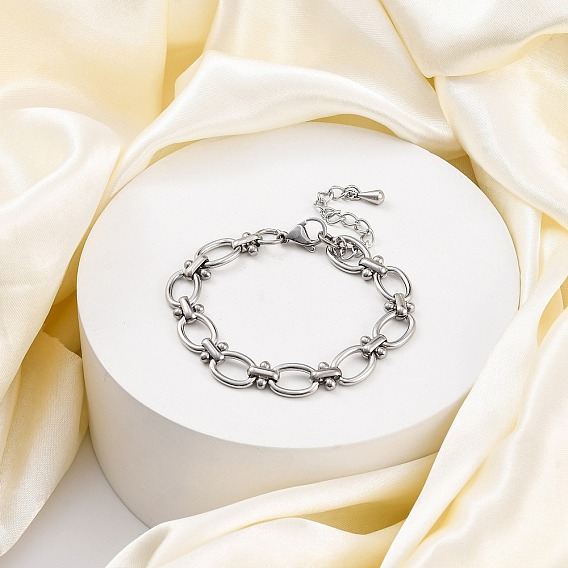 304 из нержавеющей стали Кабельные зажимы браслеты, украшения для женщин