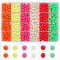 720 шт 6 цвета пластиковые бусины, круглые