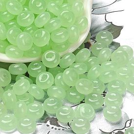 Transparent Colours Glass Seed Beads, Donut