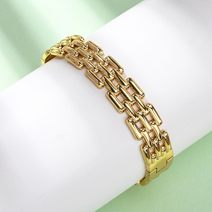 304 женские шарнирные браслеты из нержавеющей стали, ионное покрытие (ip)