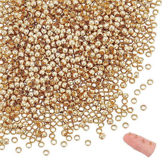 1000 шт. латунные обжимные бусины, рондель