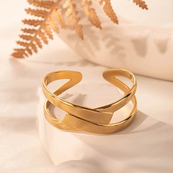 304 женские браслеты-манжеты из нержавеющей стали