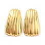 304 Stainless Steel Stud Earring for Women, Trapezoid