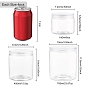 Empty Food Sealed Plastic Bottles, Transparent Storage Tanks
