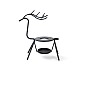 Iron Wax Furnace, with Wax, Deer