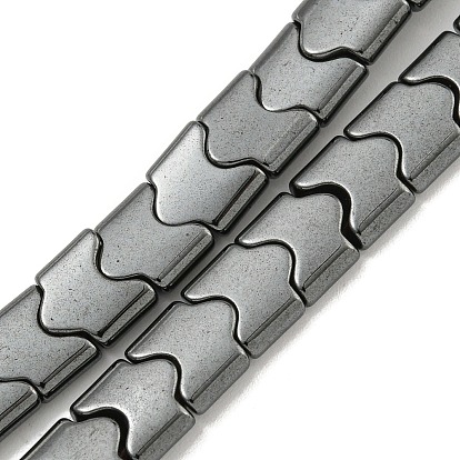 Гальванические нити из синтетических немагнитных гематитовых бусин, форма волны