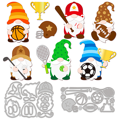 Спортивная тема трафареты для резки углеродистой стали, для diy scrapbooking, Фотоальбом, декоративная бумага для тиснения, цвет нержавеющей стали