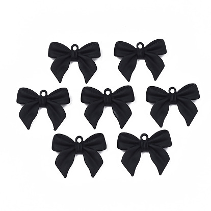 Pendentifs en alliage, peint à la bombe , crémaillère plaquage, sans cadmium et sans nickel et sans plomb, bowknot