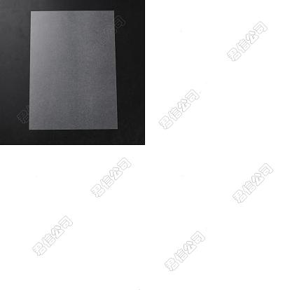 6Pcs Rectangle Plastic Printable Heat Shrink Sheets Film, for Drawing Craft