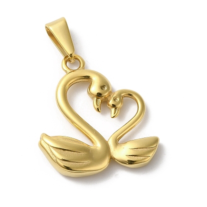 Вакуумное покрытие pvd 304 подвески из нержавеющей стали, лебединое очарование