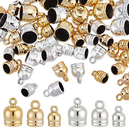 180 шт. 6 стили УФ-покрытие наконечники шнура из АБС-пластика, Торцевые крышки