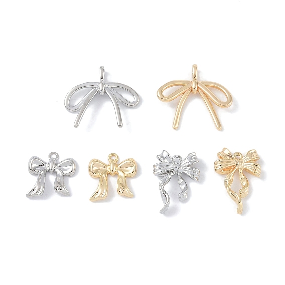 Латунные подвески, бантом