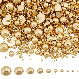 10 стильные кабошоны из АБС-пластика, полукруглый