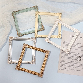 Resin Embossed Photo Frames, for Jewelry Photography Photo Frame Decor Accessories