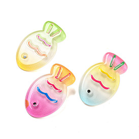 Summer Fish Resin Alligator Hair Clips, Hair Accessories for Girls