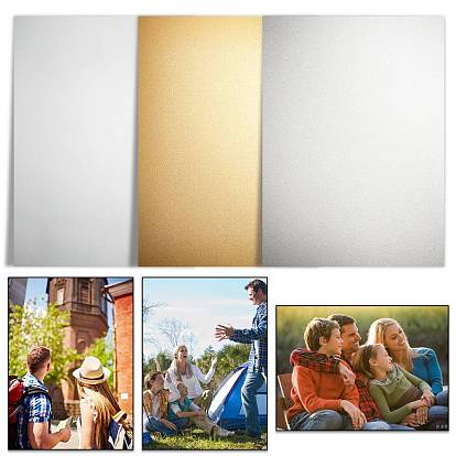 9 Pcs 3 Colors Aluminum Heat Transfer Plate, Rectangle