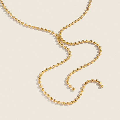 304 Женские ожерелья с кисточками в форме буквы Y из нержавеющей стали