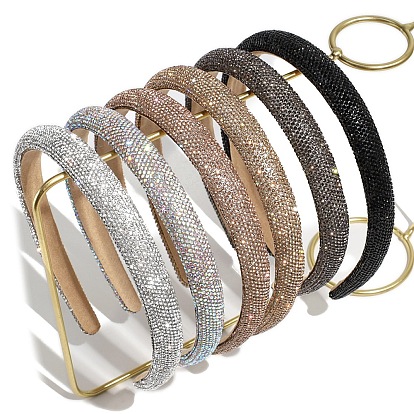 Резинки для волос со стразами, аксессуары для волос для женщин и девочек