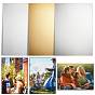 9 Pcs 3 Colors Aluminum Heat Transfer Plate, Rectangle