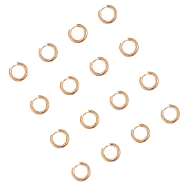Ring 304 Stainless Steel Huggie Hoop Earrings, 9 Gauge, 18x3mm, Pin: 1mm
