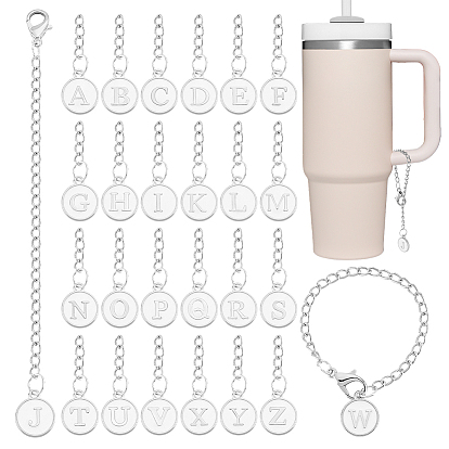 Подвеска из эмалированного сплава с буквами, железные цепи и подвеска-застежка-когти из сплава