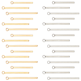 304 подвески из нержавеющей стали, прямоугольник / бар