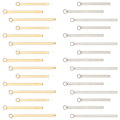 304 подвески из нержавеющей стали, прямоугольник / бар