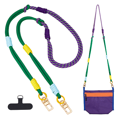 Наборы для изготовления украшений своими руками, включая полиэстеровые ремешки для мобильных телефонов, поворотные шарниры из сплава цинка