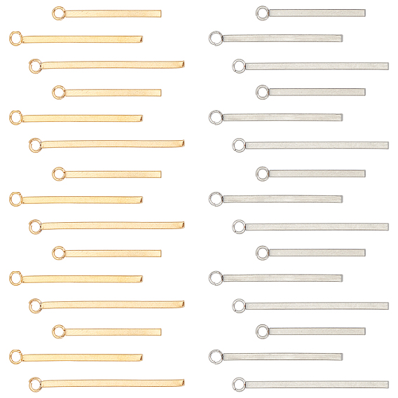 304 подвески из нержавеющей стали, прямоугольник / бар