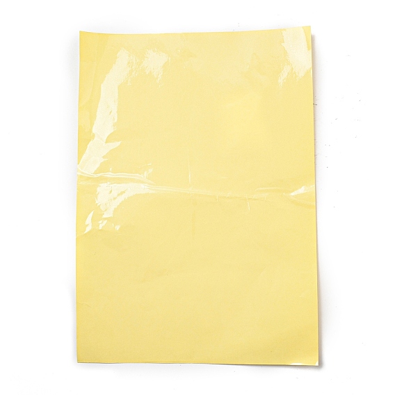 Película transparente transparente para mascotas, etiqueta autoadhesiva de papel