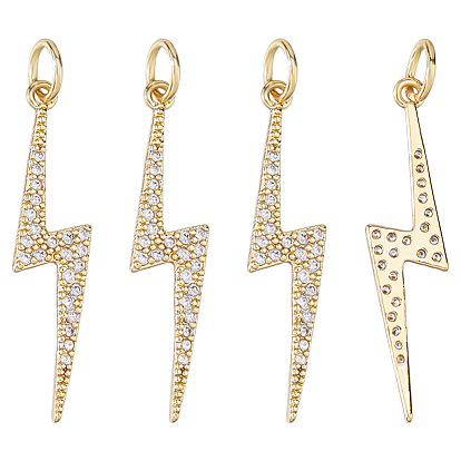 4 кулоны из латуни с микрочастицами и кубическим цирконием., молния, с целью перехода в кольце