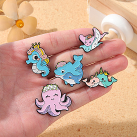 Cute Octopus-shaped Alloy Jewelry for Ocean Lovers
