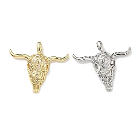 Латунные подвески, прелести головы быка