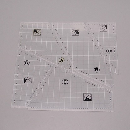 Transparent Acrylic Alignment T-Shirt Rulers, Ruler Guide, for Applying Vinyl and Sublimation Designs On Shirts