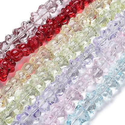 Стеклянные бусины с гальваническим покрытием , гальваническое покрытие, медведь