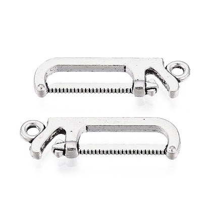 Tibetan Style Alloy Pendants, Cadmium Free & Lead Free, Saw