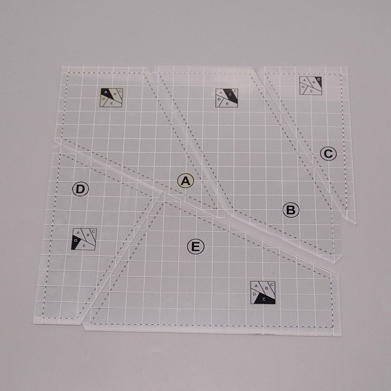 Transparent Acrylic Alignment T-Shirt Rulers, Ruler Guide, for Applying Vinyl and Sublimation Designs On Shirts