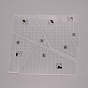 Transparent Acrylic Alignment T-Shirt Rulers, Ruler Guide, for Applying Vinyl and Sublimation Designs On Shirts