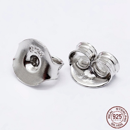 925 Sterling Silver Ear Nuts, with 925 Stamp
