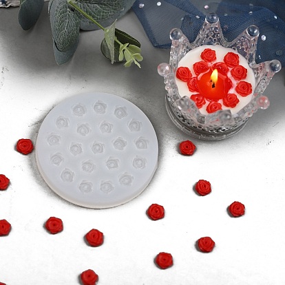 Moule en silicone de qualité alimentaire bricolage, moules de résine, pour la résine UV, fabrication artisanale de résine époxy, blanc