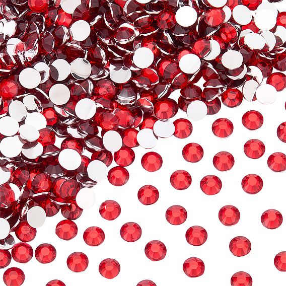 950шт. смоляные стразы-кабошоны, полукруглый, с покрытием на задной стороне, граненые